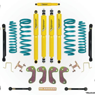 Dobinsons 3.0-4.0 inch Flexi-Series GS Long Travel Lift Kit (1990-1997 Toyota Land Cruiser 80 Series)