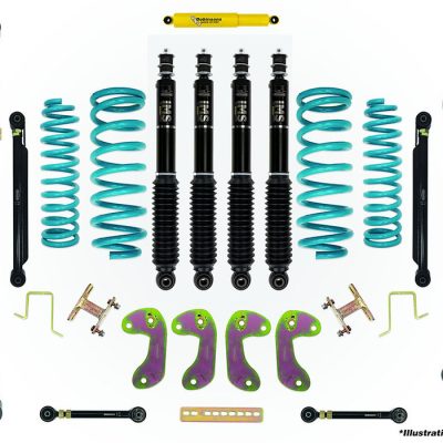 Dobinsons 3.0-4.0 inch Flexi-Series IMS Long Travel Lift Kit (1990-1997 Toyota Land Cruiser 80 Series)