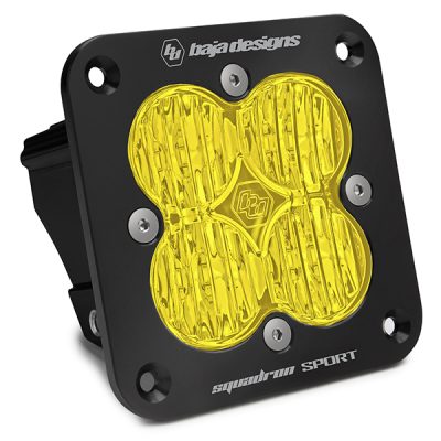 Flush Mount LED Light Pod Black Squadron Sport