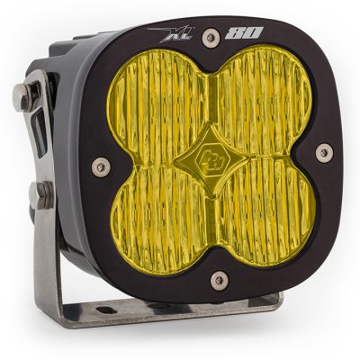 LED Light Pods Amber Lens Spot Pair XL80