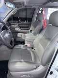 Land Cruiser leather seat covers gray front row installed