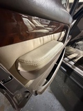 Land Cruiser leather seat covers tan door armrest installed